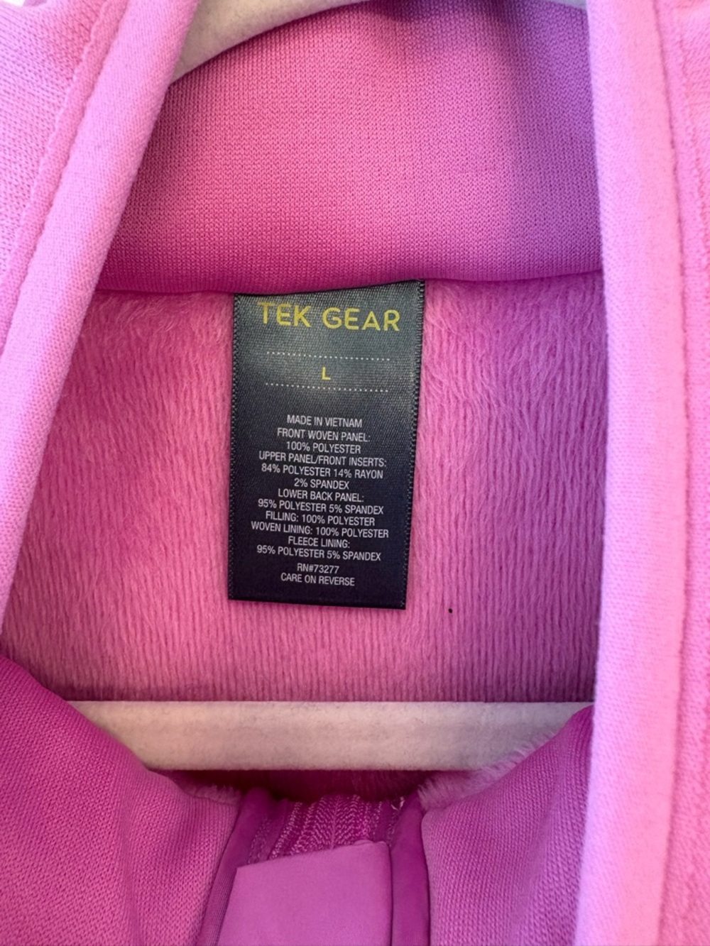 tek gear Pink Quilted Vest - Picture 4 of 5